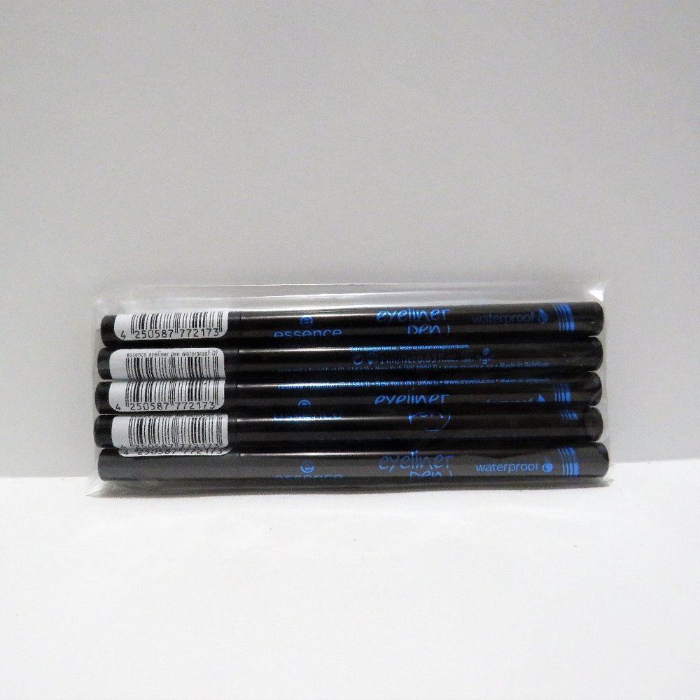 ESSENCE EYELINER PEN WATERPROOF 01 BLACK - 5 PC LOT